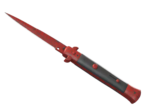 Stiletto Knife Crimson Web Factory New - Preço e onde comprar no CS2