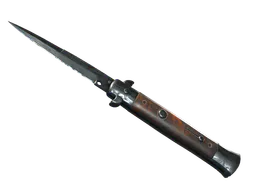 Stiletto Knife | Damascus Steel (Battle-Scarred) — skin CS2