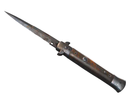 Stiletto Knife Rust Coat Well-Worn - Preço e onde comprar no CS2