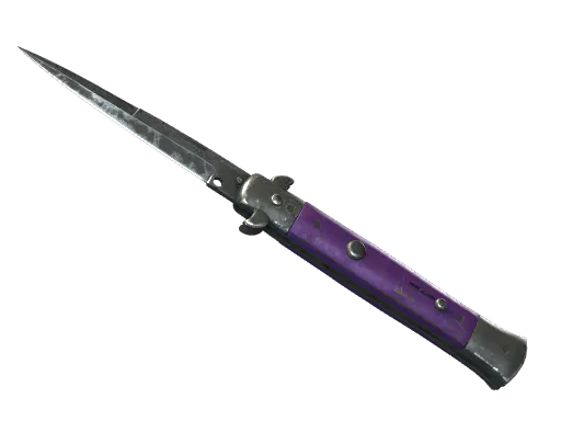 Stiletto Knife Ultraviolet Battle-Scarred - Preço e onde comprar no CS2
