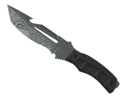 Survival Knife | Damascus Steel (Battle-Scarred) — skin CS2