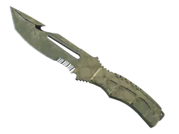 Survival Knife | Safari Mesh (Battle-Scarred) — skin CS2
