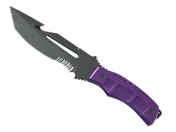 Survival Knife | Ultraviolet (Well-Worn) — skin CS2