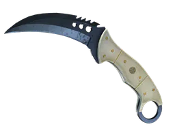 Talon Knife | Blue Steel (Battle-Scarred) — skin CS2