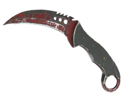 Talon Knife | Crimson Web (Battle-Scarred) — skin CS2