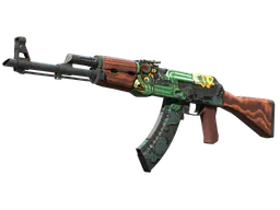 AK-47 | Fire Serpent (Well-Worn) — skin CS2