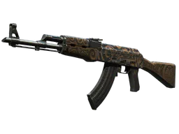 AK-47 | Uncharted (Well-Worn) — skin CS2
