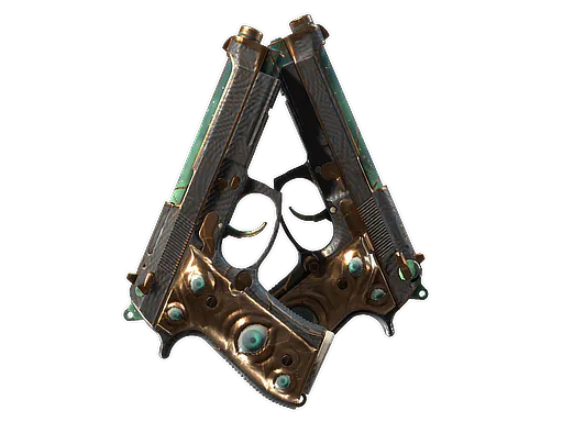 StatTrak™ Dual Berettas Angel Eyes Well-Worn - Preço e onde comprar no CS2