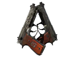 Dual Berettas | Dualing Dragons (Well-Worn) — skin CS2