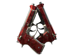 Dual Berettas | Hemoglobin (Field-Tested) — skin CS2