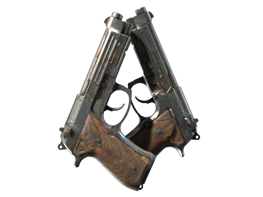 StatTrak™ Dual Berettas Hideout Battle-Scarred - Preço e onde comprar no CS2