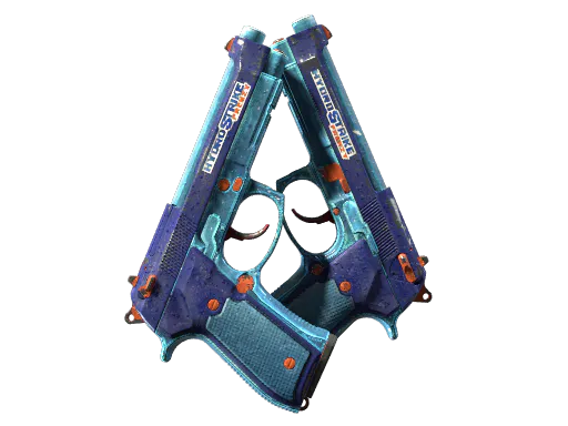 StatTrak™ Dual Berettas Hydro Strike Battle-Scarred - Preço e onde comprar no CS2