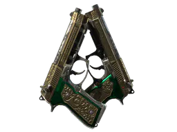 Dual Berettas | Royal Consorts (Well-Worn) — skin CS2