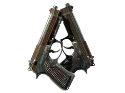 Dual Berettas | Tread (Battle-Scarred) — skin CS2