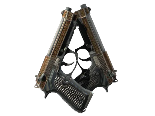 StatTrak™ Dual Berettas Tread Well-Worn - Preço e onde comprar no CS2