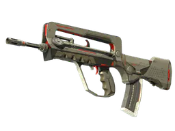 FAMAS | Mecha Industries (Battle-Scarred) — skin CS2