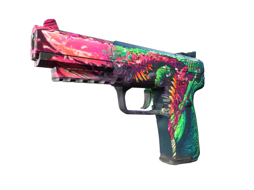 StatTrak™ Five-SeveN Hyper Beast Well-Worn - Preço e onde comprar no CS2