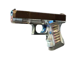 Glock-18 | Clear Polymer (Battle-Scarred) — skin CS2
