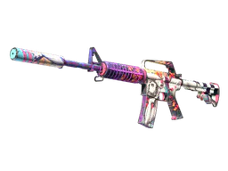 M4A1-S | Vaporwave (Well-Worn) — skin CS2