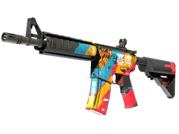 M4A4 | Cyber Security (Well-Worn) — skin CS2