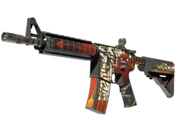 M4A4 | Hellfire (Well-Worn) — skin CS2