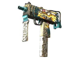MAC-10 | Cat Fight (Well-Worn) — skin CS2