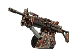 Negev | Lionfish (Battle-Scarred) — skin CS2