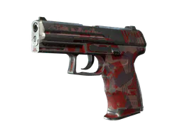 P2000 | Red FragCam (Battle-Scarred) — skin CS2