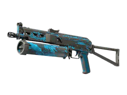 PP-Bizon | Blue Streak (Battle-Scarred) — skin CS2