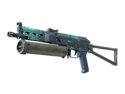 PP-Bizon | Cobalt Halftone (Minimal Wear) — skin CS2