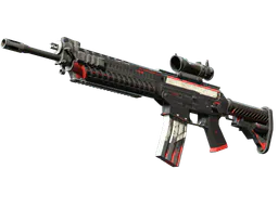 SG 553 | Cyrex (Battle-Scarred) — skin CS2