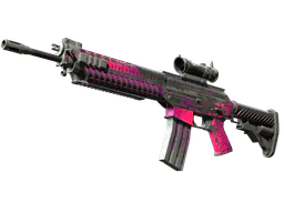SG 553 | Pulse (Battle-Scarred) — skin CS2