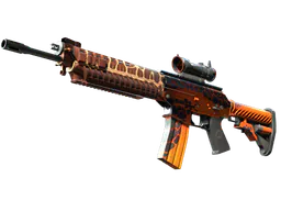 SG 553 | Tiger Moth (Minimal Wear) — skin CS2