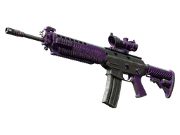 SG 553 | Ultraviolet (Battle-Scarred) — skin CS2