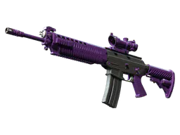 SG 553 | Ultraviolet (Well-Worn) — skin CS2