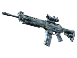 SG 553 | Wave Spray (Minimal Wear) — skin CS2