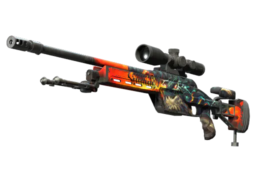 StatTrak™ SSG 08 Dragonfire Well-Worn - Preço e onde comprar no CS2