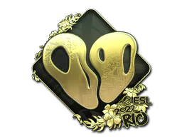 Sticker 00 Nation (Gold) | Rio 2022 - Preço e onde comprar no CS2