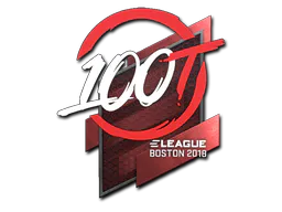 Sticker 100 Thieves | Boston 2018 - Preço e onde comprar no CS2