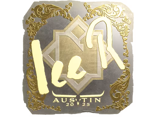 Sticker 1eeR (Gold) | Austin 2025 - Preço e onde comprar no CS2