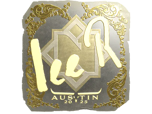 Sticker 1eeR (Gold) | Austin 2025 - Preço e onde comprar no CS2