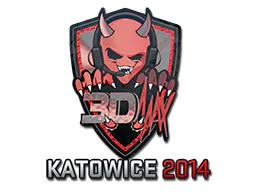 Sticker 3DMAX (Holo) | Katowice 2014 - Preço e onde comprar no CS2