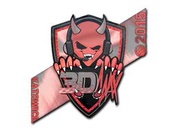 Sticker 3DMAX (Holo) | Katowice 2015 - Preço e onde comprar no CS2