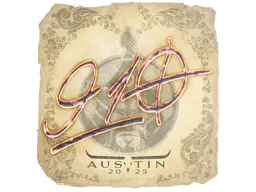 Sticker 910 | Austin 2025 - Preço e onde comprar no CS2