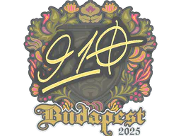 Sticker 910 | Budapest 2025 - Preço e onde comprar no CS2