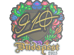 Sticker 910 (Embroidered) | Budapest 2025 - Preço e onde comprar no CS2
