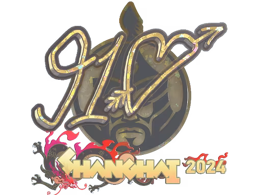 Sticker 910 (Glitter) | Shanghai 2024 - Preço e onde comprar no CS2