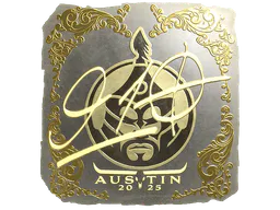 Sticker 910 (Gold) | Austin 2025 - Preço e onde comprar no CS2