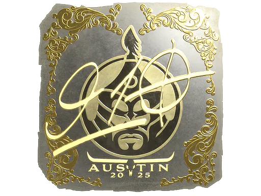 Sticker 910 (Gold) | Austin 2025 - Preço e onde comprar no CS2