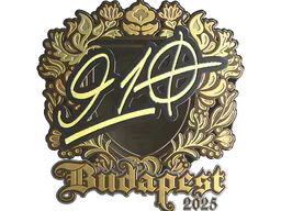 Sticker 910 (Gold) | Budapest 2025 - Preço e onde comprar no CS2